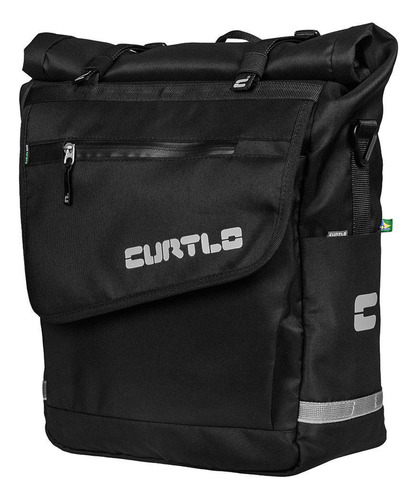 Alforje 15l Curtlo Bagageiro Bike Cicloturismo Com Engate Fa