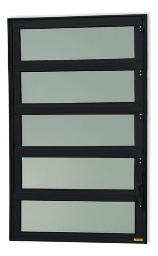 Janela De Alumínio Basculante 100x60cm Vidro Mini Bf