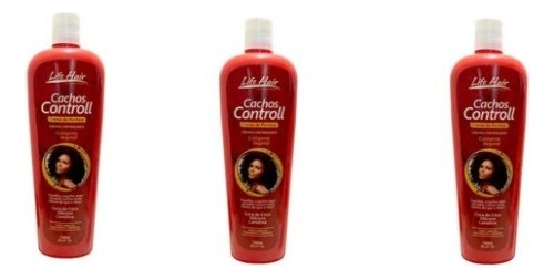 Cachos Controll Modelador Life Hair 1 Litro (3 Unidades)