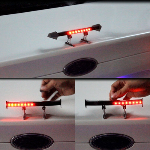 Spoiler Trasero Universal Gm Led Luz Trasera Pequeño