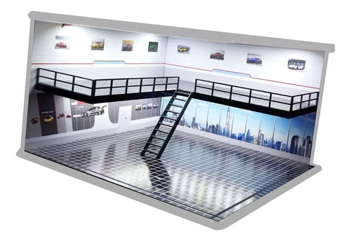 1/64 Modelo De Escena De La Escena Del Ciudad Con Estilo