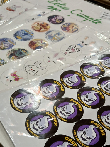 Láminas Comestibles ,chocotransfer, Stickers