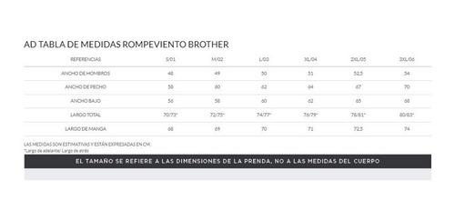 Imagen 10 de 10 de Campera Brother Print Kevingston