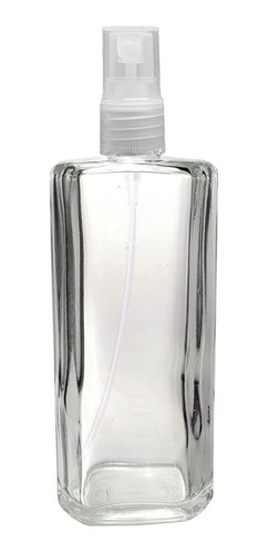 10 Frascos Vidro Para Perfume 100 Ml Válvula Spray Natural.