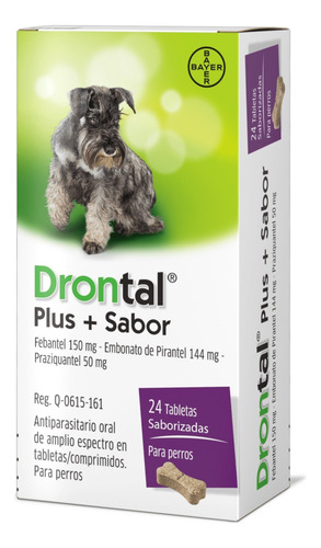 Drontal Plus Flavour 10 Kg Con 24 Tabletas