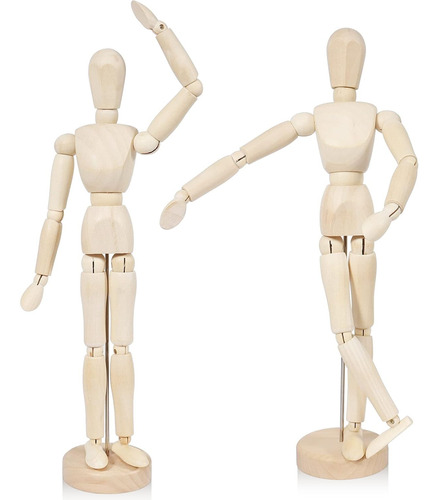 Maniquí Articulado Para Dibujo Con Cuerpo Poseable 30 Cm