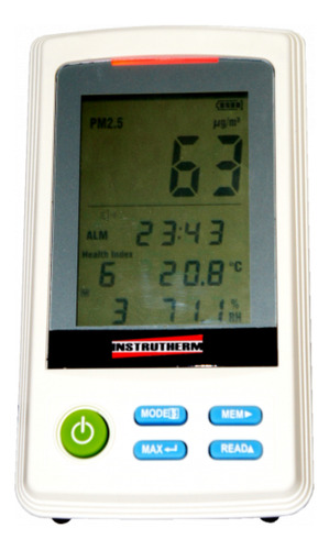 Medidor Qualidade Ar Partículas Alarme Qa-100 Certificado