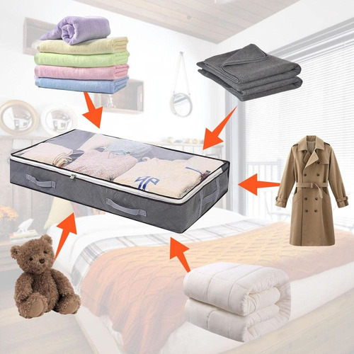 Cajas De Almacenamiento Para Ropa, Mantas Y Organizadoras Pa