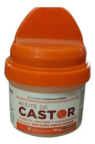 Aceite Castor Pacsa C/aplicador Nutre Piel Grasa El Cometa
