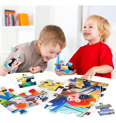 Rompe Cabezas Infantil Fox Secret Puzzle Animales Animado