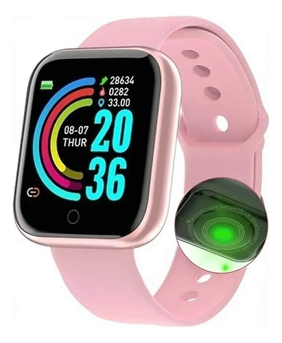 Relógio Smartwatch D20 Melhor Custo Benefício Cor Rose