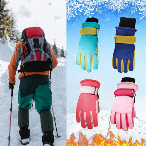 Guantes De Nieve Invierno Impermeables Transpirables Térmico
