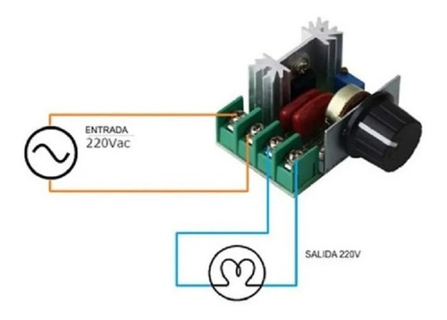 Dimmer Regulador Intesidad De Luz Control De Velocidad
