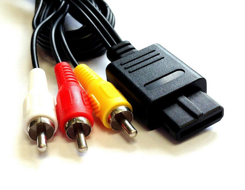 Cable Rca Av Super Nintendo  Snes N64 Gamecube Gc N64 ++++