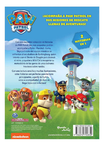 Paw Patrol. ¡caballeros Al Rescate!