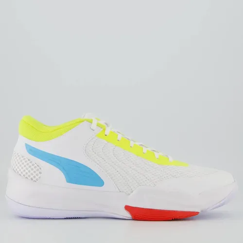 Tênis Puma Court Pro 2 Branco E Azul - R$ 399,9