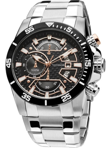 Relógio Technos Masculino Cronógrafo Ts Carbon Os10eq/1p Nf