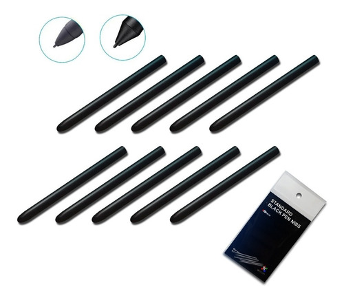 10x Pontas Para Caneta Wacom Intuos Ctl 472/471/480/490 E +