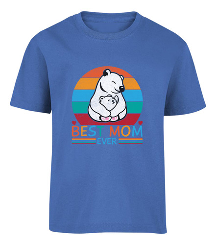 Playera Bebé Manga Corta Mejor Mamá Por Siempre - Osos