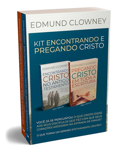 Kit Encontrando E Pregando Cristo - Edmund P. Clowney, De Edmund P. Clowney. Editora Vida Nova, Capa Capa Brochura Em Português, 2023