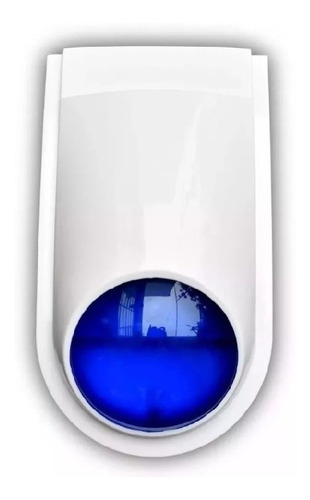 Sirena Exterior Con Luz Azul Y Tamper Antidesarme Sl-350l
