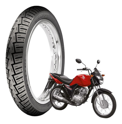 Par Pneu Cg125 Yes Titan 100/90-18 + 275-18 Maggion+ Câmaras
