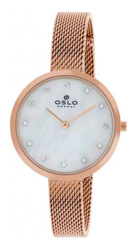 Relógio Feminino Oslo Rosé Ofrsss9t0002b1rx