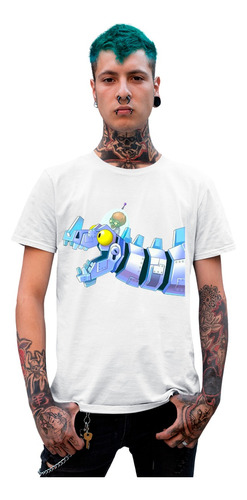 Panda Playera Blanca Zombot Dr Zomboss Plantas Vs Zombies