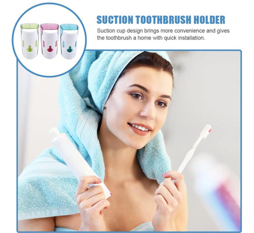 Soportes Para Cepillos De Dientes Para Baños Soporte Adhesiv