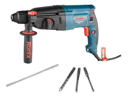 Rotomartillo electroneumático Ronix 2701 verde oscuro frecuencia de 50Hz con 800W de potencia 220V