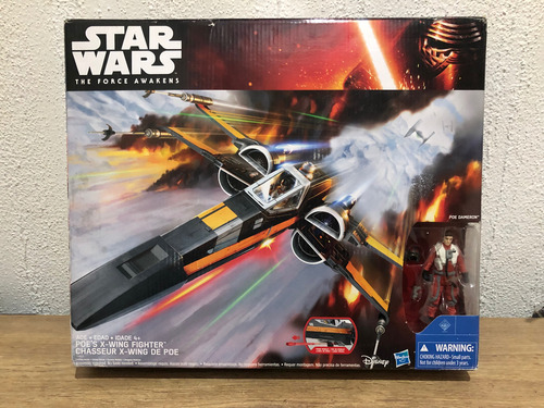 Poe S X - Wing Figther The Force Awakens Star Wars Hasbro