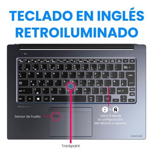 Laptop Toshiba Táctil Core I5 11th 16gb Ram 256gb Ssd +lápiz Negro (Reacondicionado)