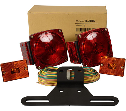 Tl29bk Kit De Luces Traseras Combinadas Rojas