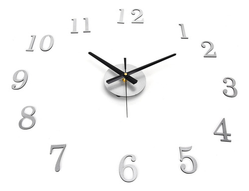 # Reloj De Pared Acrílico Con Espejo Impermeable, Seguro Y
