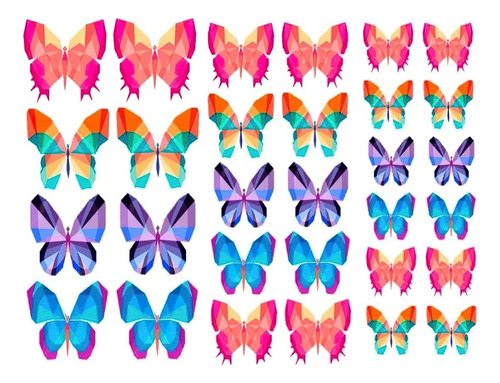 Mariposas Comestibles De Papel Arroz