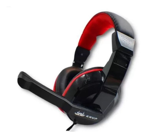 Imagem 4 de 7 de Kit Gamer Knup Teclado Mouse 3200dpi Headset Mousepad Kp2061