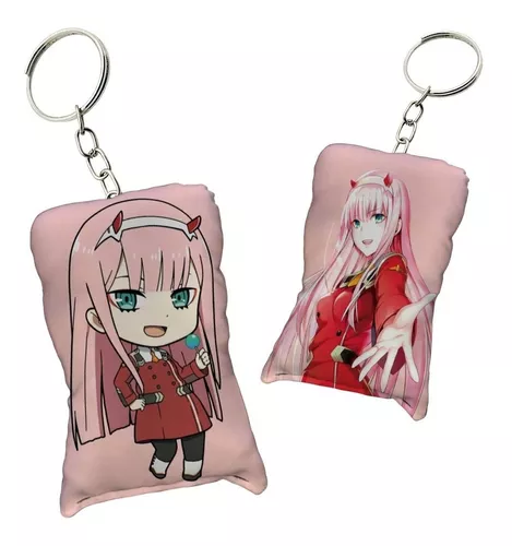 Almofada Anime Darling In The Franxx Zero Two + Chaveiro