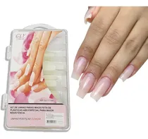 Comprar Kit Unhas Nails Postiças Plásticas Tips Comum 100 Unidades
