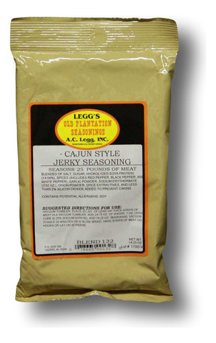 A.c. Legg Inc Cajun Jerky Condimento