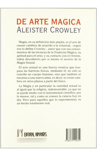 Libro De Arte Magica [ Secretos Magia ] Aleister Crowley
