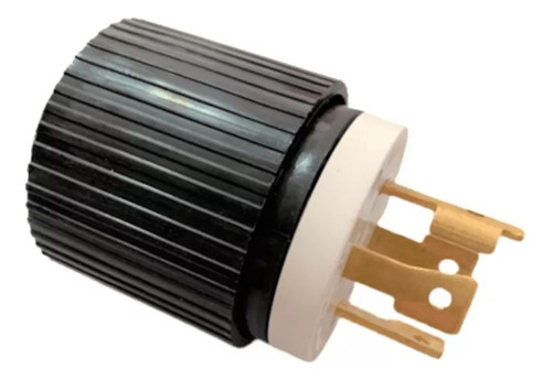 Tomada Macho Argon 4 Pinos 30 Amp 27v/220v Gerador Toyama Branco 110v/220v