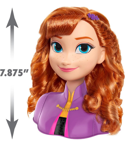 Disney Frozen 2 Cabeza De Estilizado De Anna .