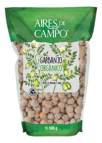 Garbanzo Aires de Campo Orgánico 500g