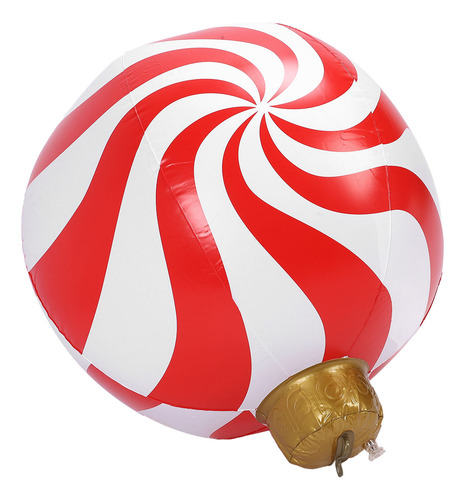 Bola Inflable De Navidad Con Forma De Caramelo De 23.62 PuLG