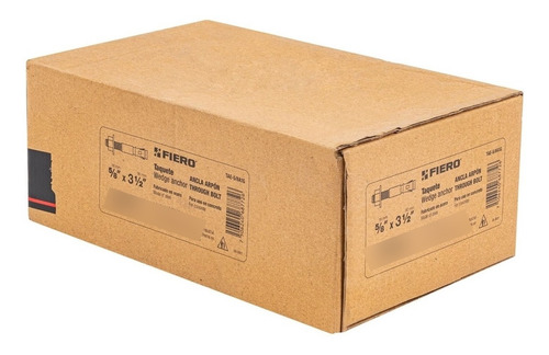 Taquetes Arpon De 5/8x3-1/2 Fiero Caja C/25pz C/tuerca 46651