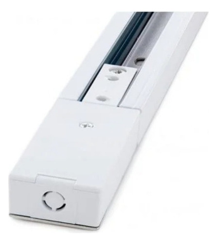 Riel Monofásico Energizado Blanco Y Negro De 2 Metros 220v
