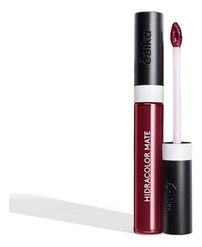 Labial Hidracolor Mate Colorfix Liquid Esika Vino Misterio