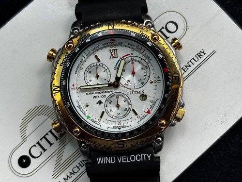 Citizen Promaster Wingman 3510 Selo Etiqueta Zerado Windsurf Preto Preto Preto (Usado)