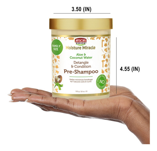 Prechampú Desenredante Y Preacondicionador African Pride 530