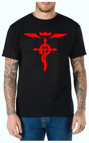 Remera Full Metal Alchemist Cruz Anime/manga - Full Vinil